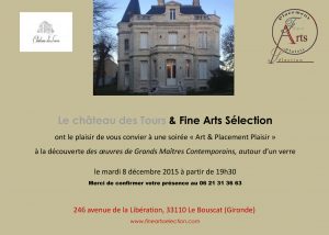 INVIT SOIREE 8 décembre au château des Tours-1